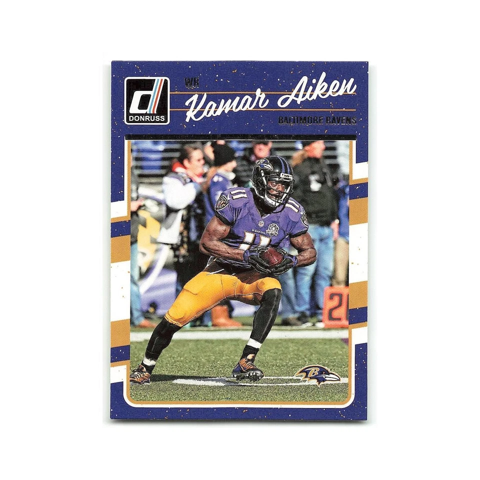 Kamar Aiken 2016 Donruss #24 Baltimore Ravens Football Card NM - Image 1 of 3