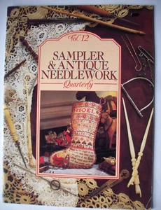 Sampler & Antique Needlework Quarterly Vol 12  Christmas stocking - Picture 1 of 9