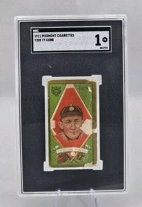 1911 T205 GOLD BORDER TY COBB PSA 1 - Picture 1 of 2