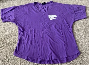 Kansas State Wildcats Spirit Jersey Purple Shirt Women XL - Picture 1 of 5