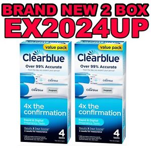 Clearblue Rapid & Digital Pregnancy 4 Tests, 4X The Confirmation 2PKS EX2024
