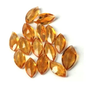 Natürlicher AAA-Citrinschliff facettierte Marquise lose Edelstein zur Herstellung aller Schmuckstücke - Bild 1 von 13