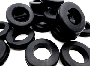 Gummitülle - passt 7/8" Rundloch, 1/16" Dicke Platte, hat 5/8" Innendurchmesser - Bild 1 von 12