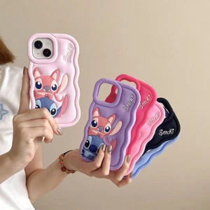 Girl Fashion Cartoon Soft Silicone Shockproof Case for iPhone 15 14 13 12 11 XS - Photo 1 sur 24