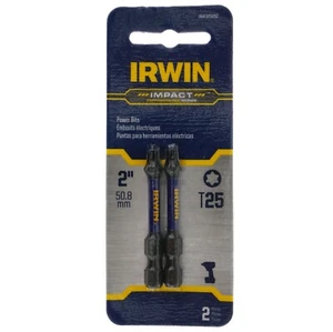 Irwin IWAF32TX252 T25 Torx Impact Performance Series Power Bit, 2" Length, 2 Pk - Picture 1 of 11