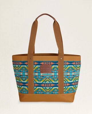 Pendleton Zip tote Over Shoulder Carry Turquoise Alto Mesa MSRP $130 NEW - Image 1 of 3