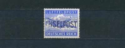 Inselpost Feldpost Leros Aufdruck 1945** gezähnt Michel 11 Aa III Attest (S25897 - Bild 1 von 2