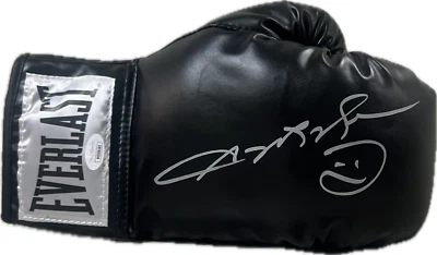 Sugar Ray Leonard Signed Autographed Black Right Hand Boxing Glove JSA Authen - Image 1 of 2