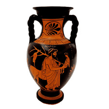 Red figure Amphora 22cm , shows Chiron and Achilles.
