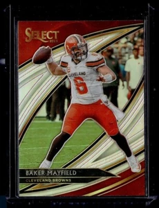 2019 SELECT SILVER HOLO FIELD LEVEL BAKER MAYFIELD BROWNS - Picture 1 of 1