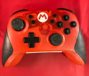 Hori Pad Nintendo Switch License Product Wireless Super Mario Red/Black NSW-104 - Picture 1 of 7