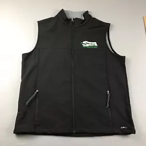 Charles River Jacket Men XL Black Fleece Lined Full Zip STA Vest NWT - Picture 1 of 13
