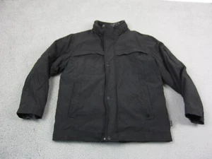Calvin Klein Jacket Mens Medium Black Duck Down Waterfowl Puffer Winter Coat - Picture 1 of 24
