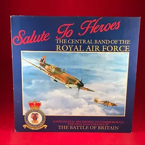 THE CENTRAL BAND OF THE ROYAL AIR FORCE Salute To Heroes 1990 UK Vinyl LP RAF # - Picture 1 of 4