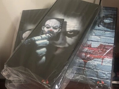 火焰 A026 蝙蝠侠小丑 1/6 2 头银行强盗收藏品人偶全新 — 第 1/4 张图片