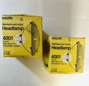 2 piezas # 4001 Westinghouse Hi Beam Faro 12v 2 tacos 4 sistema de faros (2) EE. UU. - Imagen 1 de 3