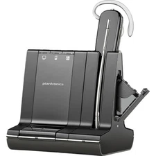 Plantronics Savi W745 Wireless Phone Headset with unlimited Talk Time 86507-12