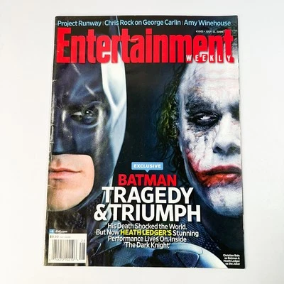Entertainment Weekly July 2008 Batman Knight Joker Ledger  - NO LABEL - Image 1 of 4