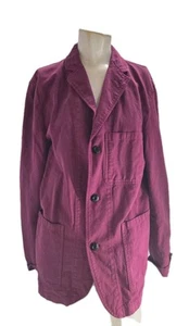 Wallace & Barnes Men's Jacket 39R Purple Cotton Linen Field Natural Shoulder - Picture 1 of 8