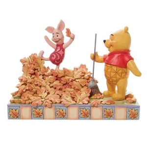 Disney Traditions Figurine 14cm Pooh & Piglet Autumn Scene, Whitehill 6008990 - Picture 1 of 5