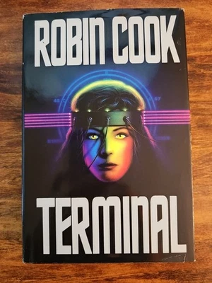 Terminal, Robin Cook, 1993, Hardcover wDJ 1st Edition, Medical Thriller - Image 1 of 4