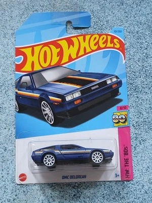 Hot Wheels H3KL 101 DMC DELOREAN dark blue 2023 101/250 CaseKL Long Card - Image 1 of 2