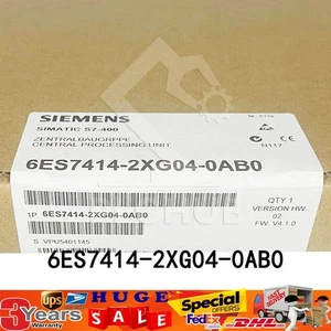 New Siemens SIMATIC S7-400 CPU 414-2 6ES7414-2XG04-0AB0 6ES7 414-2XG04-0AB0 - Picture 1 of 11