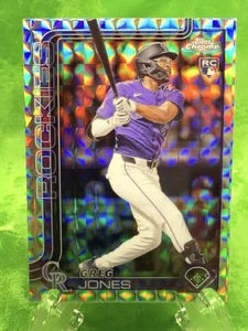 Greg Jones RC Geometric Refractor - 2025 Topps Chrome #265 Colorado Rockies - Picture 1 of 11