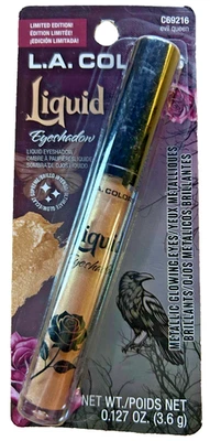 LA COLORS EVIL QUEEN C69216 GOLD METALLIC LIQUID EYESHADOW - Image 1 of 2