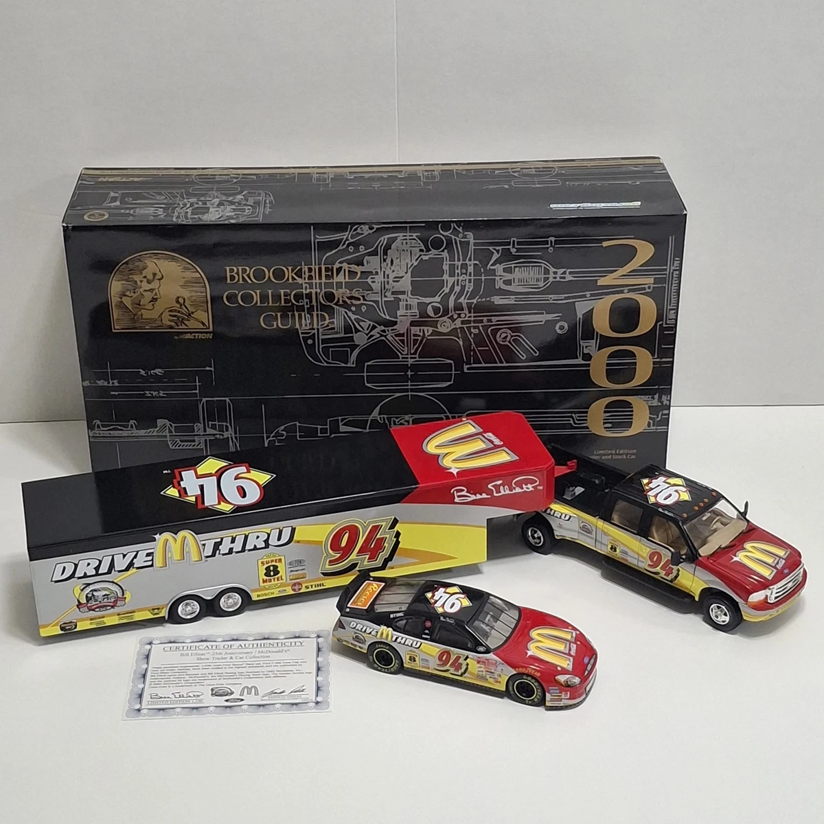 BROOKFIELD 1/24 BILL ELLIOTT #94 1:24 McDonald's Bill Elliott