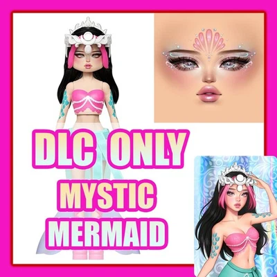 Dress To Impress *DLC CODE ONLY* 💚 MYSTIC MERMAID 💚 Messaged - S2 DTI Doll - Image 1 of 4