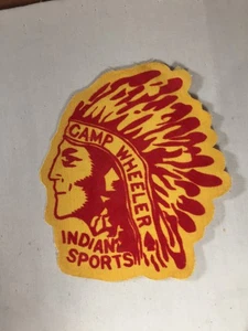 Boy Scouts Canada Camp Wheeler Indian Sports BSA Activity Patch - Picture 1 of 2
