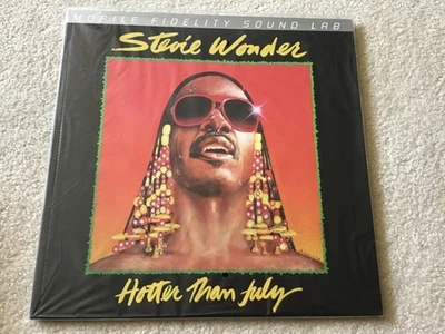MFSL STEVIE WONDER Mobile Fidelity HOTTER THAN JULY Sealed Original Master OMR - Image 1 of 4