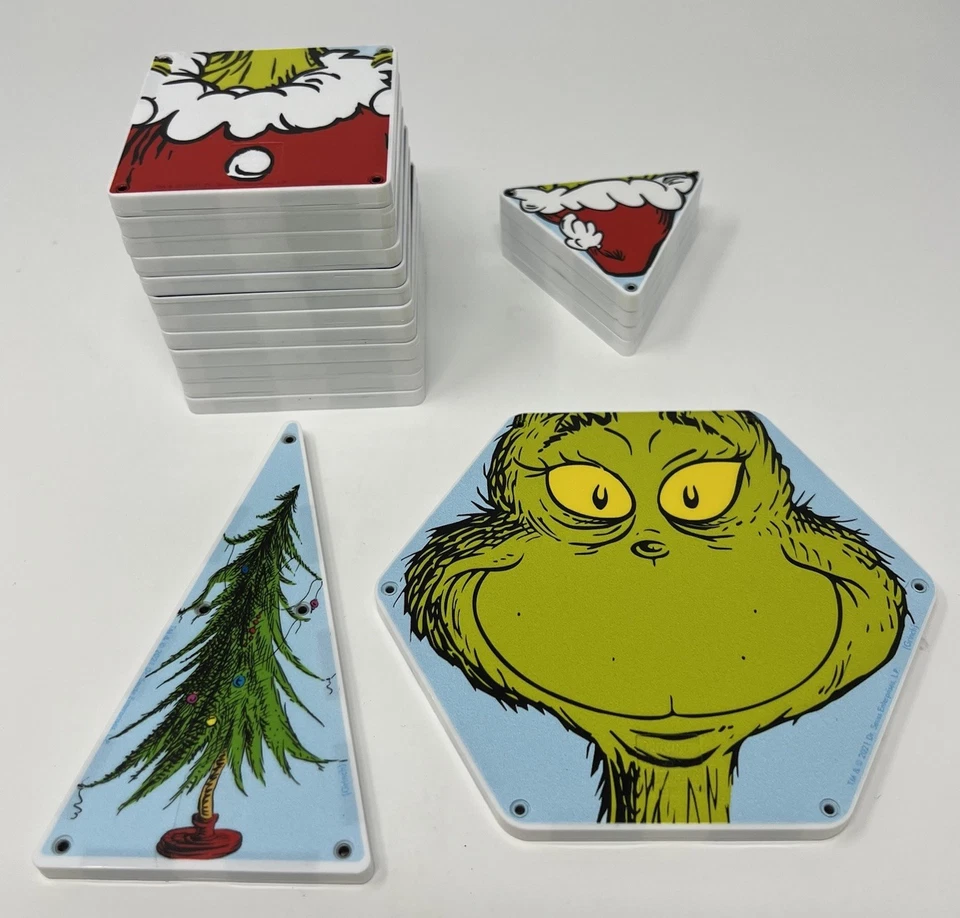 Magna-Tiles Grinch Dr Seuss Limited Edition Magnetic Building Toys INCOMPLETE - Image 1 of 4