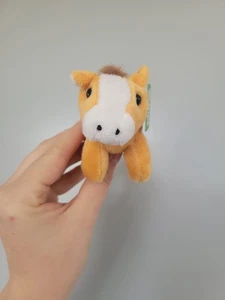 Living Nature Mini Stofftier Pferd Pony braun neu mit Etikett - Bild 1 von 4