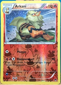 POKEMON - Turbofiebre - Arkani - 11/122 - REVERSE HOLO - alemán - Imagen 1 de 2