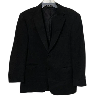 Chaqueta Blazer Tommy Hilfiger Gris Lana Seda Cachemira Para Hombre Talla 40S Carrera Preppy Foto 1 de 4