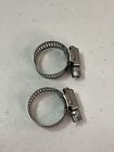 Lot Of 2 Stainless Steel Clamp Rings. 13-32 mm. NEW.