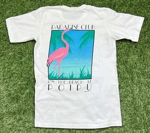 VTG Crazy Shirt Hawaii Paradise Club On The Beach At Poipu T-Shirt Men's S USA - Picture 1 of 14
