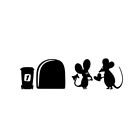 Wall Sticker Humorious Funny Removable Wall Decor Art Sticker Restaurant Home