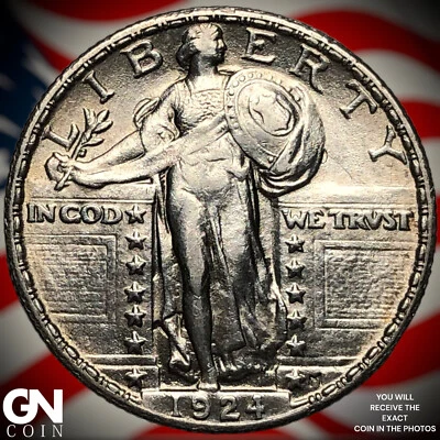 1924 P Standing Liberty Quarter X8237 - Image 1 of 2