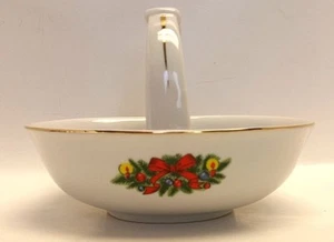 Jamestown China decorative Handled Basket 4.5" Tall - Picture 1 of 4