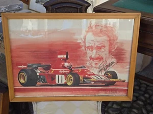 Ferrari Lithographie handsigniert von Clay Jungs - Bild 1 von 24
