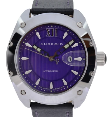 Reloj Hombre Android 50mm Virtuoso Tungsteno Púrpura SW200-1 Limited 500 Ref: AD503 Foto 1 de 4