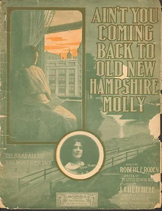 Ain't You Coming Back To Old New Hampshire Molly - Sheet Music -1906 - Picture 1 of 1