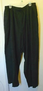 MiB Collection. Black Pants  elastic waist 2 front side pockets Size G - Picture 1 of 5