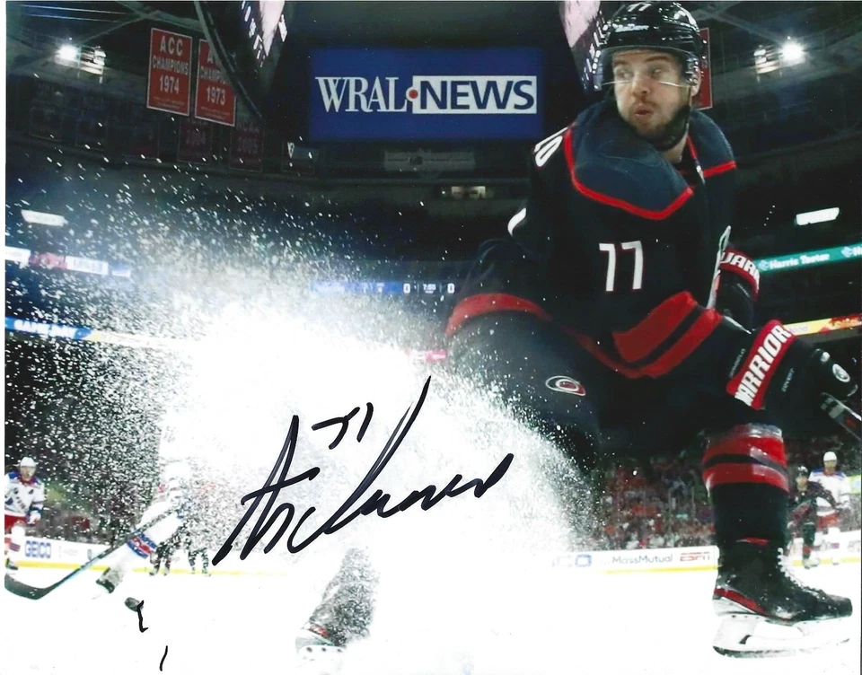 TONY DEANGELO Signed 8.5x11 Photo Signed REPRINT Hockey CAROLINA HURRICANES - Image 1 of 1