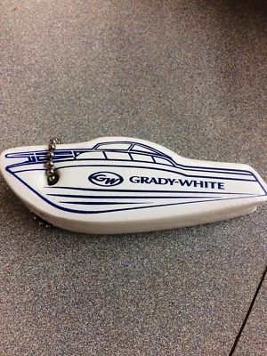 GRADY WHITE FLOATING KEYCHAIN - WHITE  - Image 1 of 2
