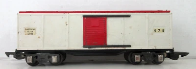 Gilbert American Flyer O Train TRU-MODEL 478 Box Car With Original Box - Image 1 of 4
