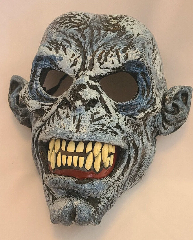 Goblin Moving Mouth Adult Mask Costume Halloween - Image 1 of 2